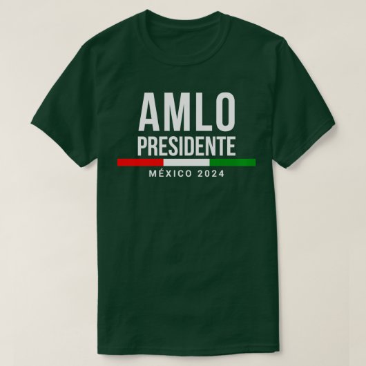 AMLO Elecciones Mexico 2024 AMLO Presidente Gift L Tシャツ (デザイン正面)