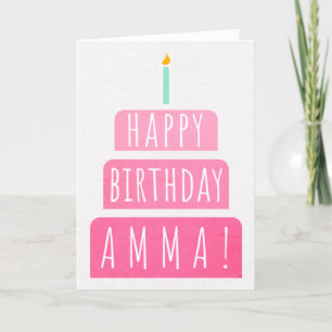 Amma用誕生日カード カード