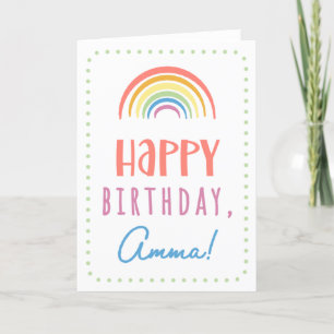 Amma用誕生日カード カード