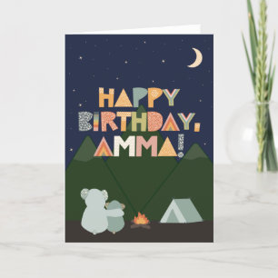 Amma用誕生日カード カード