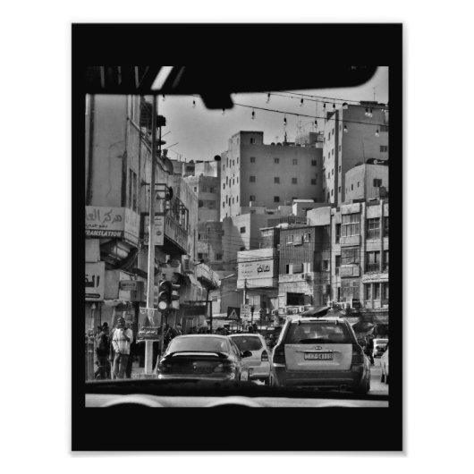 Amman from Taxi フォトプリント (正面)