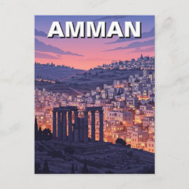 Amman Jordan Travel ポストカード