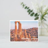 Amman Jordan with Citadelはがき ポストカード (スタンド正面)