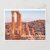 Amman Jordan with Citadelはがき ポストカード (正面)