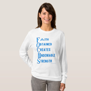 AMMOアパレルUSAフォーカスアクロニムウーマン長袖 Tシャツ