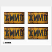 AMMOステッカー 長方形シール (シート)