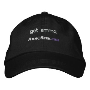 Ammo AmmoSeekロゴキャップの取得 刺繍入りキャップ
