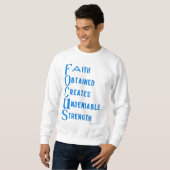 Ammo Apparel USAフォーカスAcronym Men's Sweatshirt スウェットシャツ (正面フル)