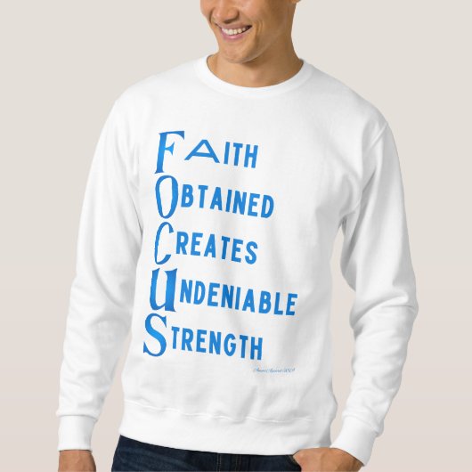 Ammo Apparel USAフォーカスAcronym Men's Sweatshirt スウェットシャツ (正面)