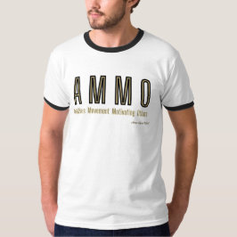 Ammo Apparel USA頭字語メンズリンガー Tシャツ