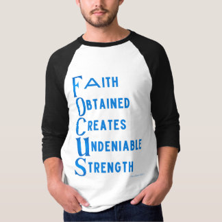 Ammo Apparel USA Focus Acronym Men's 3/4 Raglan Tシャツ