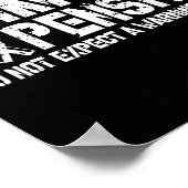 Ammo Is Expensive Do Not Expect A Warning Shot Usa ポスター (角)