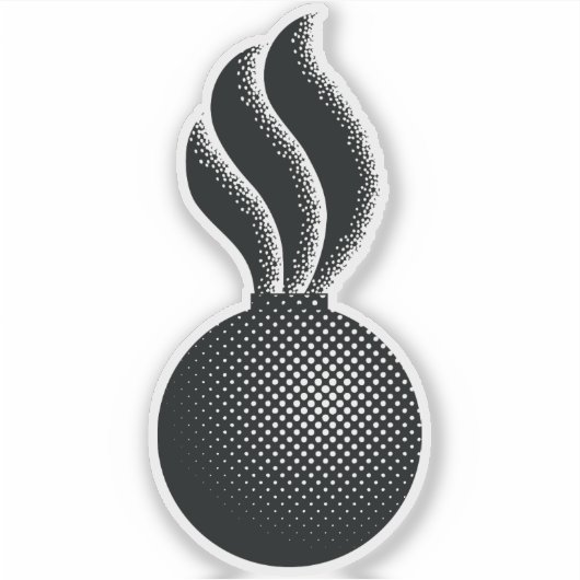 Ammo IYAYASピッチポットハーフトーン シール (正面)