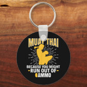 Ammo Thai Bの外に出るかも走しれないため、ムエタイ キーホルダー (正面)