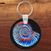 Ammonite fossil キーホルダー (正面)