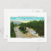 Ammonosuc下部滝の表示 ポストカード (正面/裏面)