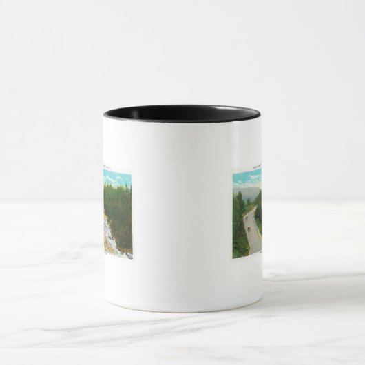 Ammonosuc下部滝の表示 マグカップ (中央)