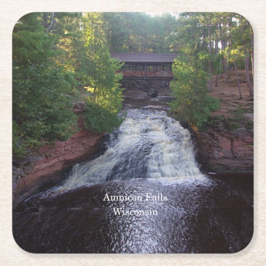 Amnicon Falls ペーパーコースター (正面)