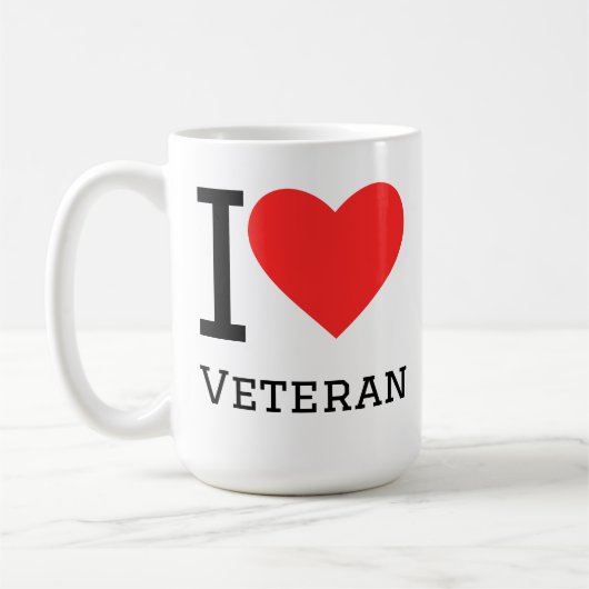 Amo a los veteranos コーヒーマグカップ (左)