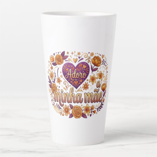 Amo a minha mãe, カフェラテマグ (正面)