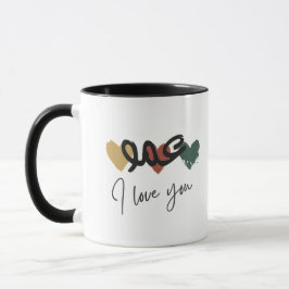 "Amo I Love You"アラブの叔父コーヒーマグ マグカップ