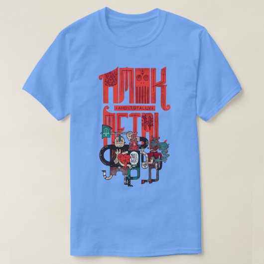 Amokと完全に金属 Tシャツ (デザイン正面)