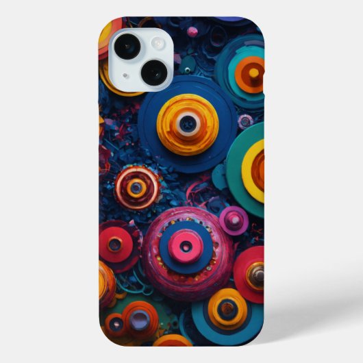 AMOLEDドリームスケープ8Kカオス Case-Mate iPhoneケース (裏面)