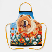 AMONG THE POPPIES Chow エプロン (正面)