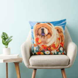 AMONG THE POPPIES Chow クッション