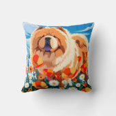 AMONG THE POPPIES Chow クッション (裏面)