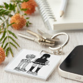 Among Us Denji & Asa  キーホルダー (正面右)