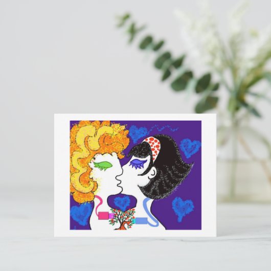 Amor + chips + fantasia ポストカード (スタンド正面)