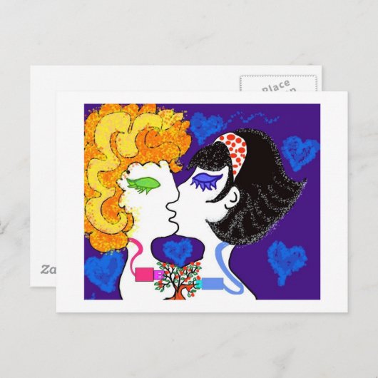 Amor + chips + fantasia ポストカード (正面/裏面)