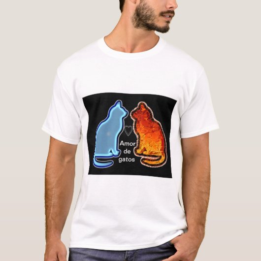 amor como agua y fuego intenso tシャツ (正面)