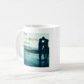 Amor ESのconsideración、TAZA コーヒーマグカップ (正面左)