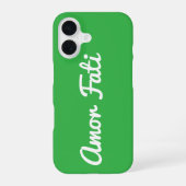 Amor Fati 引用文 iPhone 16 カー 16ケース (裏面)
