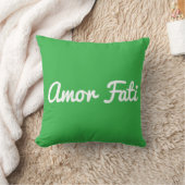 Amor Fati Throw Pillow, Throw Pillow 16" x 16" クッション (ブランケット)