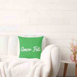 Amor Fati Throw Pillow, Throw Pillow 16" x 16" クッション