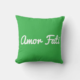 Amor Fati Throw Pillow, Throw Pillow 16" x 16" クッション