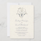 AMOR OMNIA VINCIT Wedding Invitation 招待状 (正面)