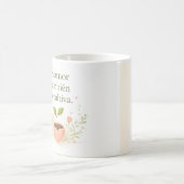✨ Amor que Florece – Taza de Café Botánica  コーヒーマグカップ (中央)