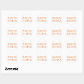 Amor Roma Liebe Rom love rome ラウンドシール (シート)