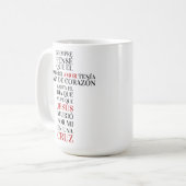 Amor verdadero コーヒーマグカップ (正面左)