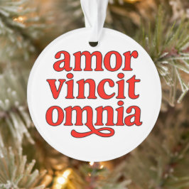 Amor vincit omnia オーナメント