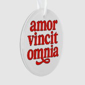 Amor vincit omnia オーナメント (正面)