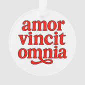Amor vincit omnia オーナメント (正面)