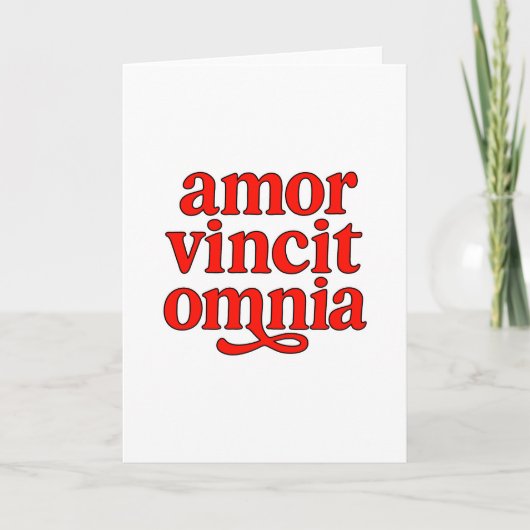 Amor vincit omnia カード (正面)