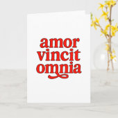 Amor vincit omnia カード (黄色い花)