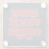 Amor vincit omnia ガラスコースター (裏面)