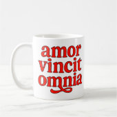 Amor vincit omnia コーヒーマグカップ (左)